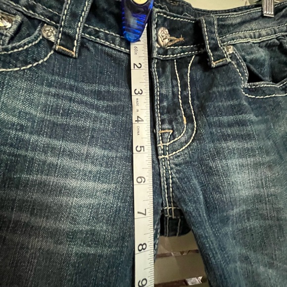 Miss Me Capri Jeans Flyer de lis size 28 - Picture 8 of 13
